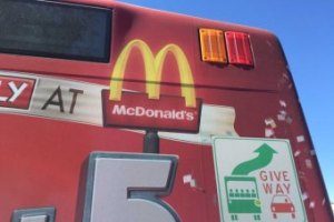 The ACT has taken steps to ban fast-food ads on buses. Image from abc.net